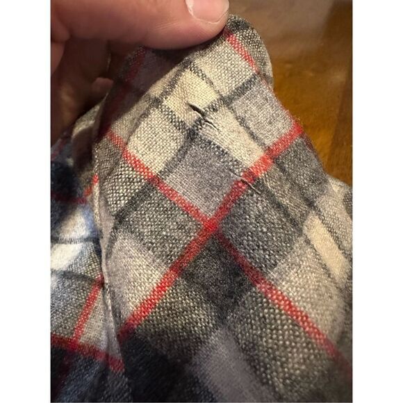 Pendleton Men's Small Gray Plaid 3 Button Blazer Jacket Lightweight 100% Wool - Picture 10 of 12